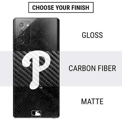 MLB Philadelphia Phillies Dark Wash Galaxy Note20 5G Skin
